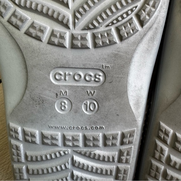 Crocs Unisex Classic Glitter Slides | Size: W10 M8 | Excellent Condition - Picture 8 of 8